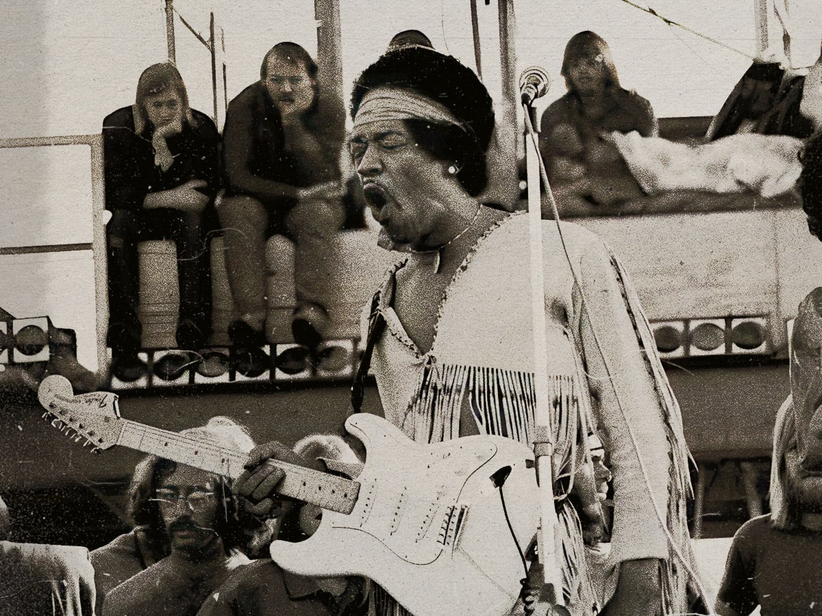 Der vergessene Gitarrist, der 1969 mit Jimi Hendrix Woodstock spielte