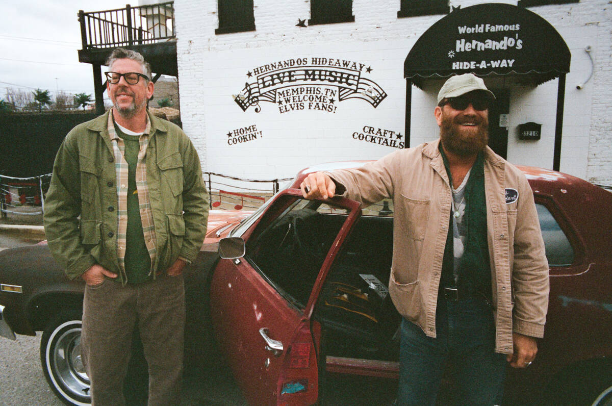 The Black Keys, Patrick Carney (left) and Dan Auerbach, play The Theater at Virgin Hotels on Fr ...