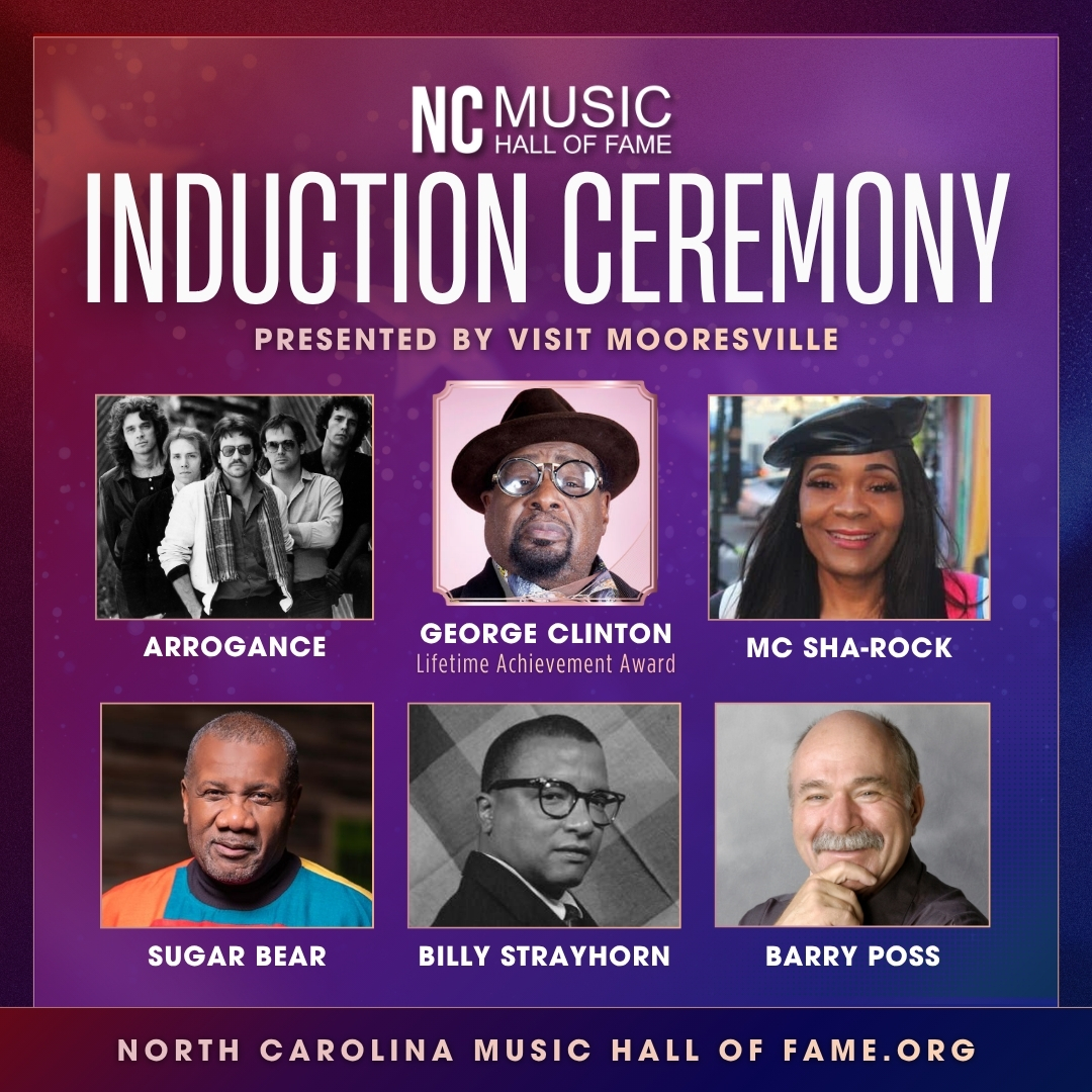 Die NC Music Hall of Fame gibt die Neuzugänge für 2026 bekannt