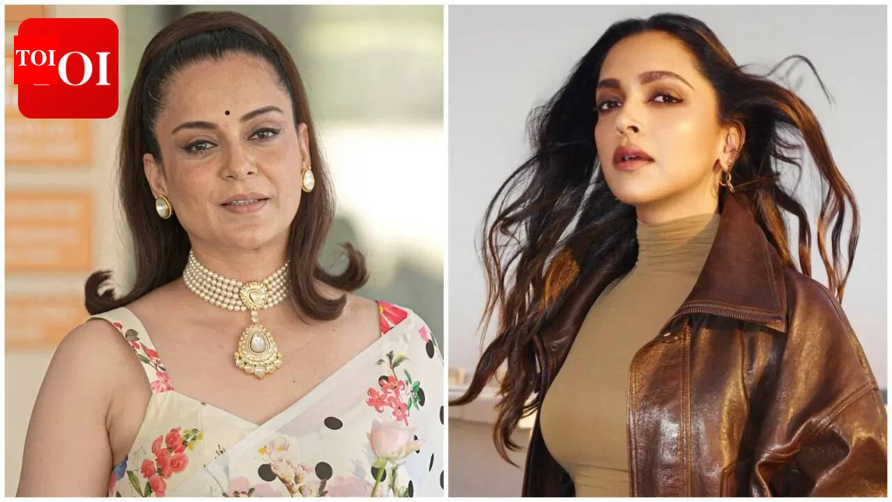 Kangana Ranaut richtet einen seltenen Gruß an Deepika Padukone, die Bollywoods Kultur der Unsicherheit kritisiert: „Zu viel Negativität“ | Hindi-Filmnachrichten
