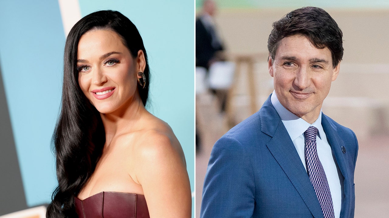 Katy Perry und Justin Trudeau machen es sich bei ihrem Debüt auf dem roten Teppich bei einem Konzertfilmevent gemütlich