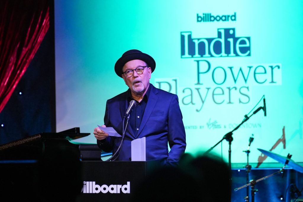 Ruben Blades nimmt den Icon Award bei 2026 Indie Power Players: Speech entgegen